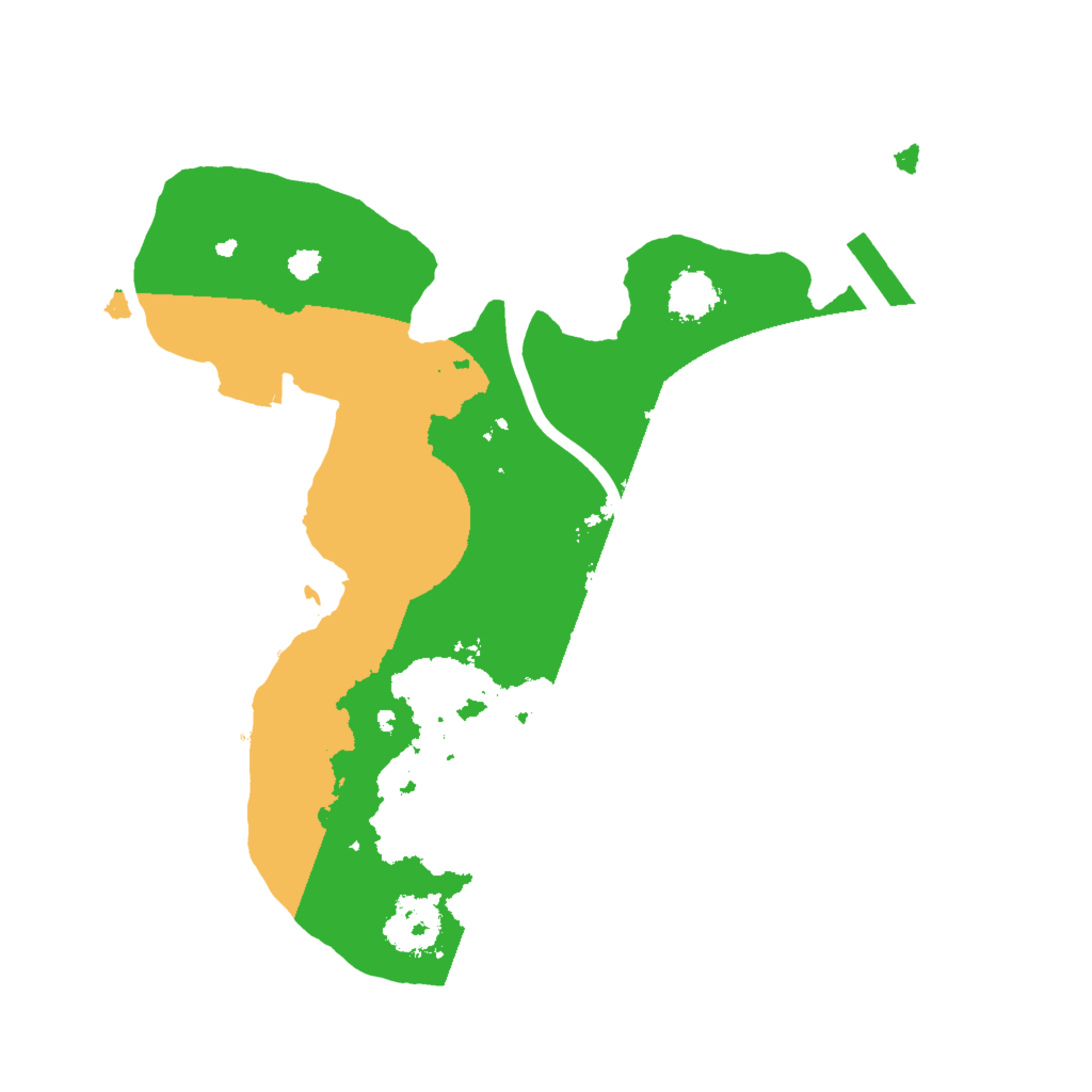 Biome Rust Map: Procedural Map, Size: 2000, Seed: 888086337