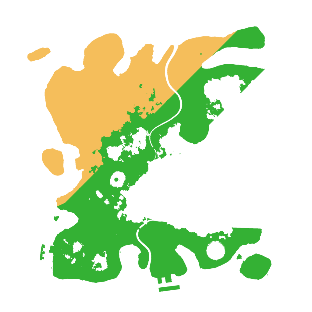 Biome Rust Map: Procedural Map, Size: 3000, Seed: 1851225212