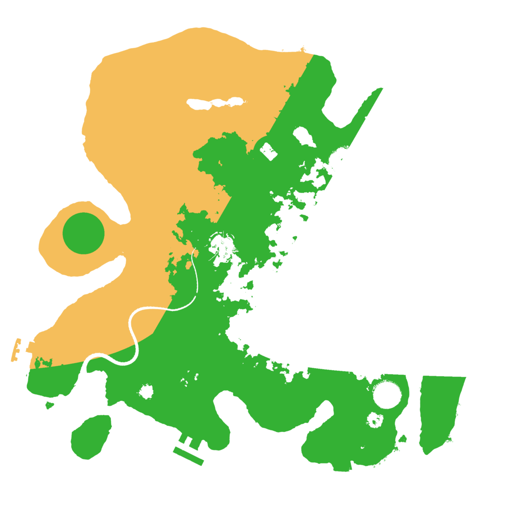 Biome Rust Map: Procedural Map, Size: 3250, Seed: 735284839
