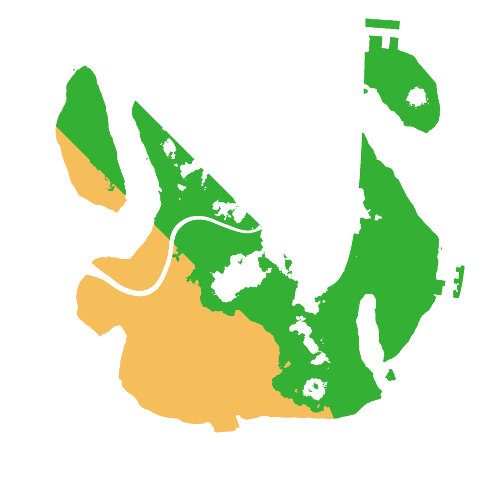 Biome Rust Map: Procedural Map, Size: 2300, Seed: 1317079390