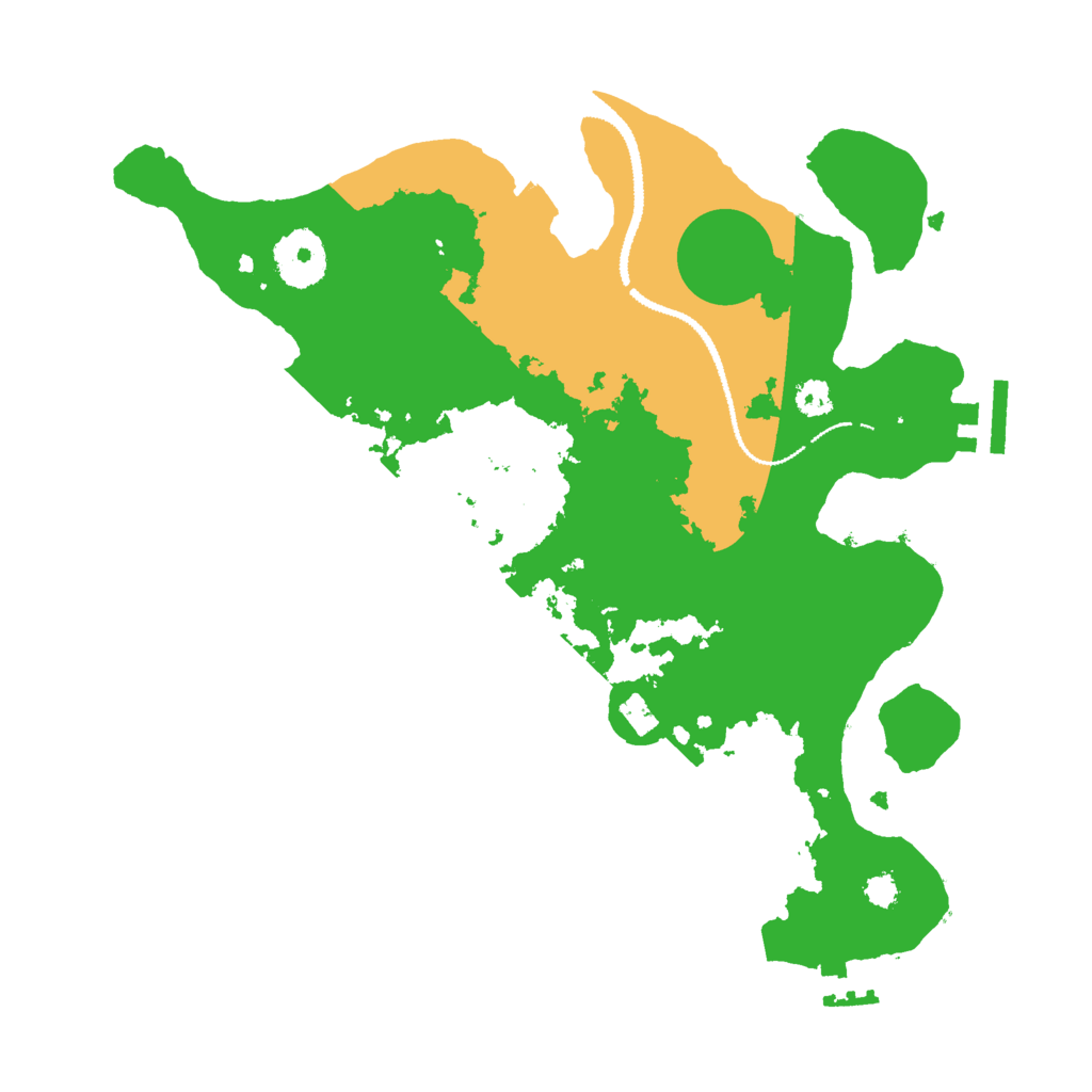 Biome Rust Map: Procedural Map, Size: 3000, Seed: 184171462
