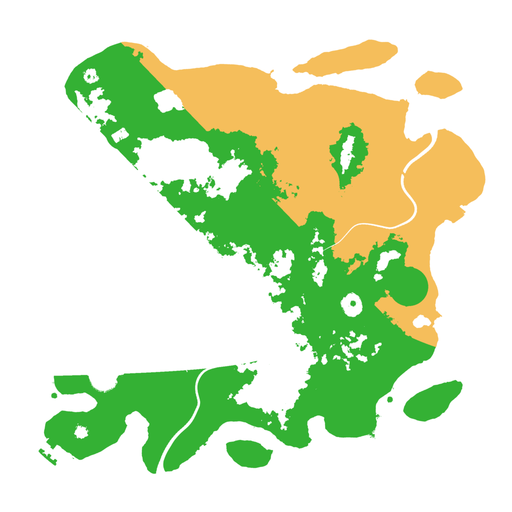 Biome Rust Map: Procedural Map, Size: 3500, Seed: 6969345