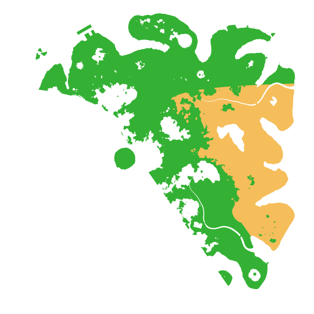 Biome Rust Map: Procedural Map, Size: 4000, Seed: 420696