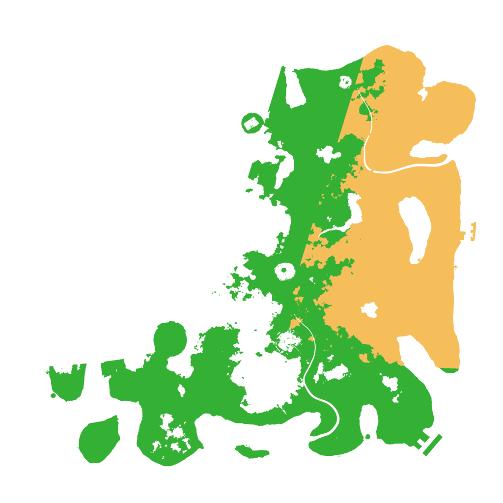 Biome Rust Map: Procedural Map, Size: 4000, Seed: 1095768418
