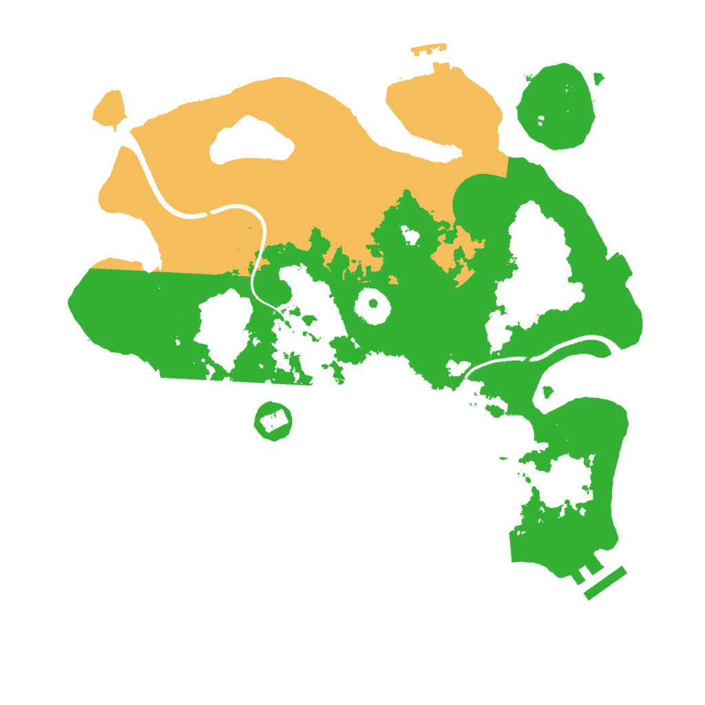 Biome Rust Map: Procedural Map, Size: 3000, Seed: 3902854