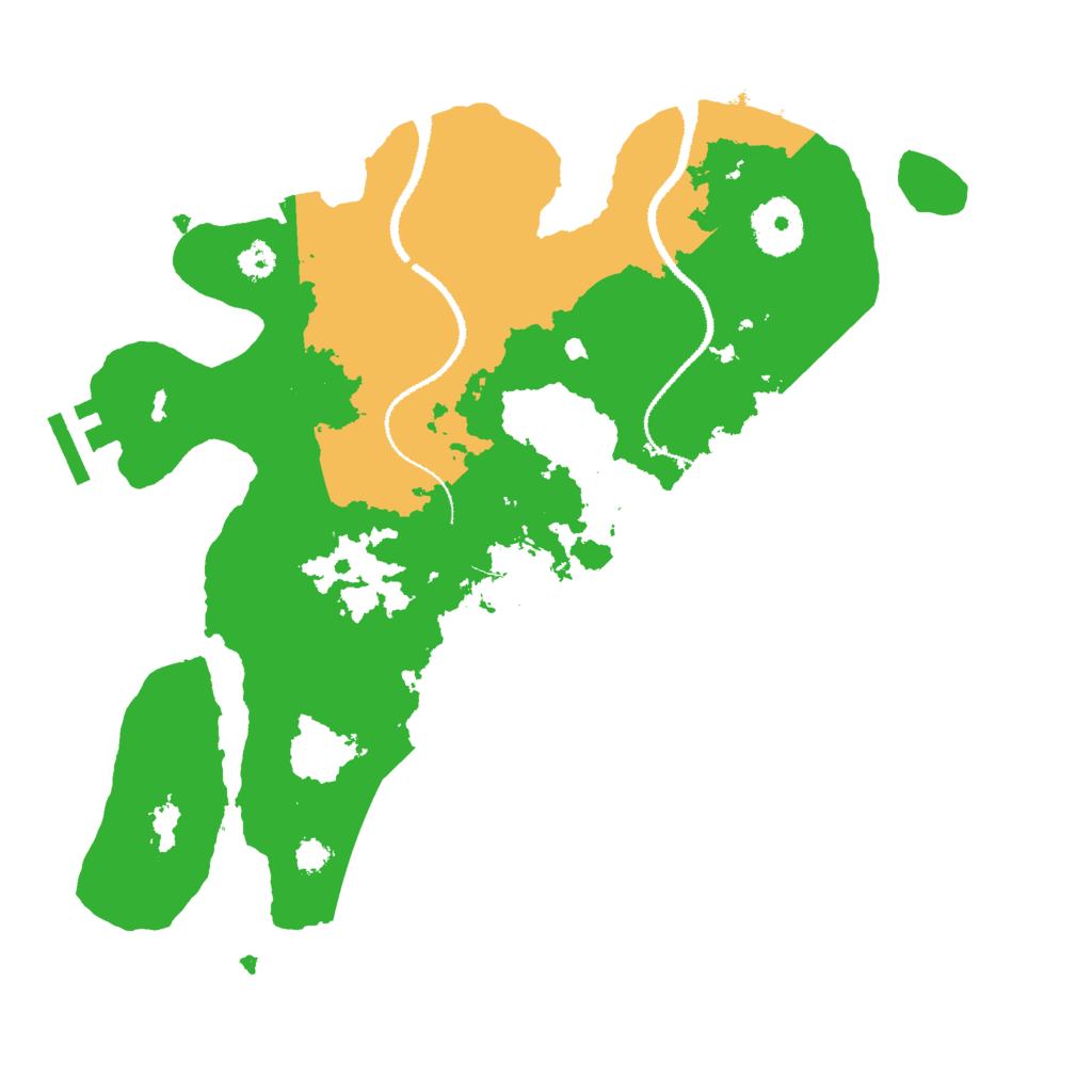 Biome Rust Map: Procedural Map, Size: 3000, Seed: 1967695602