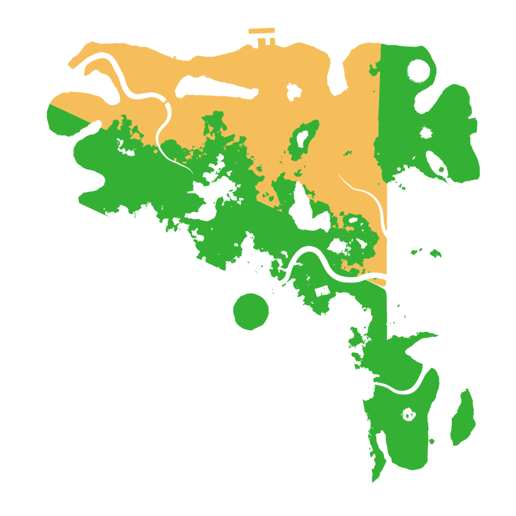 Biome Rust Map: Procedural Map, Size: 4000, Seed: 5153