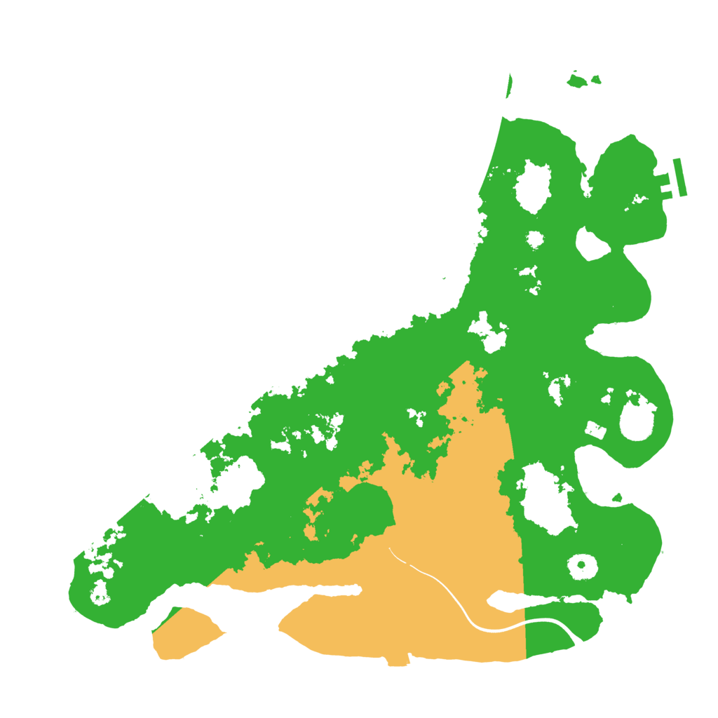 Biome Rust Map: Procedural Map, Size: 3800, Seed: 2139331360