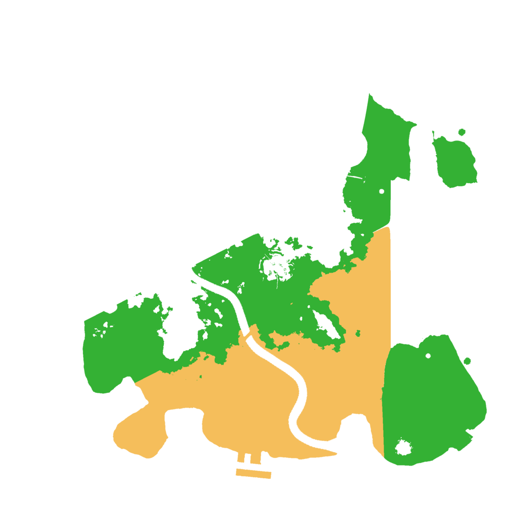 Biome Rust Map: Procedural Map, Size: 3000, Seed: 42319