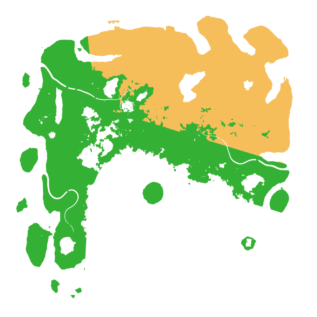 Biome Rust Map: Procedural Map, Size: 4250, Seed: 874904602