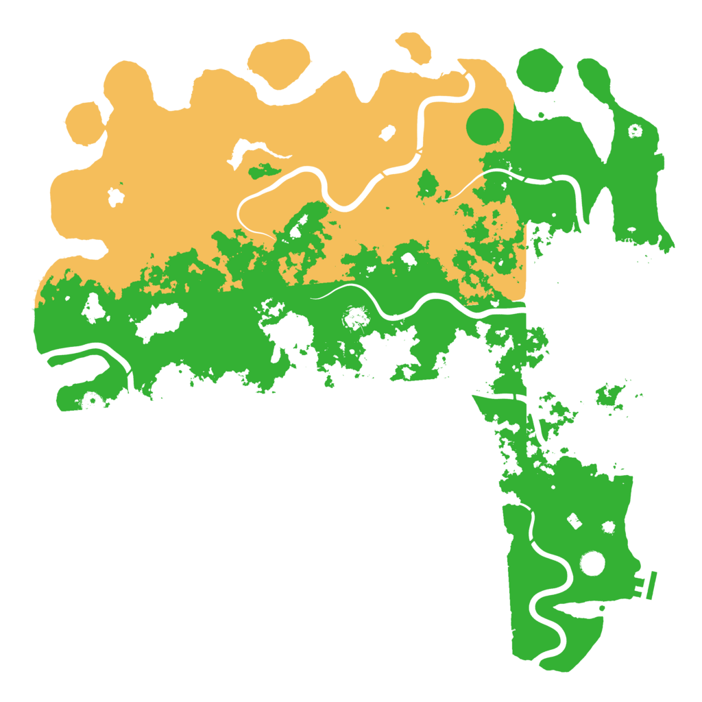 Biome Rust Map: Procedural Map, Size: 5000, Seed: 574362