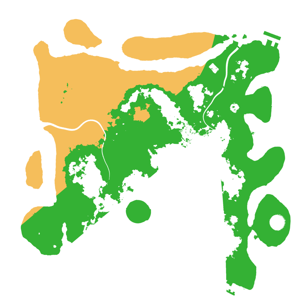 Biome Rust Map: Procedural Map, Size: 3500, Seed: 2002613189