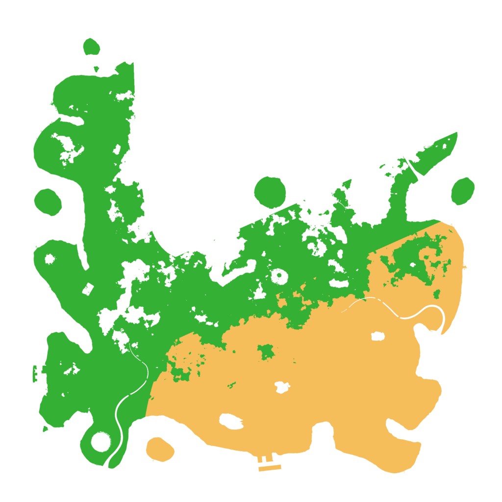 Biome Rust Map: Procedural Map, Size: 4500, Seed: 1251836867