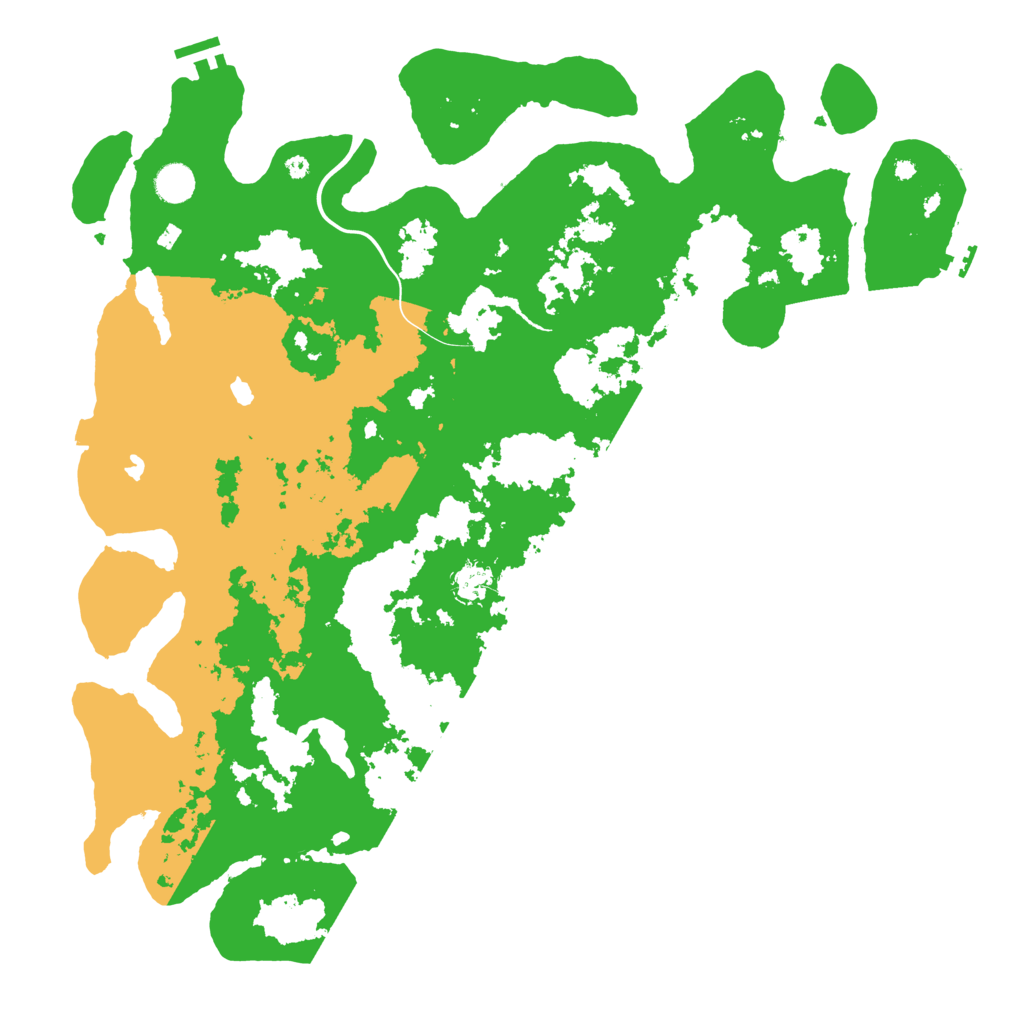 Biome Rust Map: Procedural Map, Size: 4500, Seed: 355006274