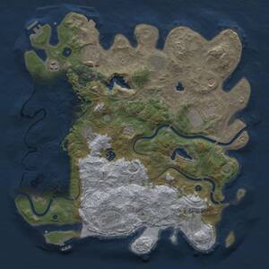 Thumbnail Rust Map: Procedural Map, Size: 4250, Seed: 1973285650, 16 Monuments