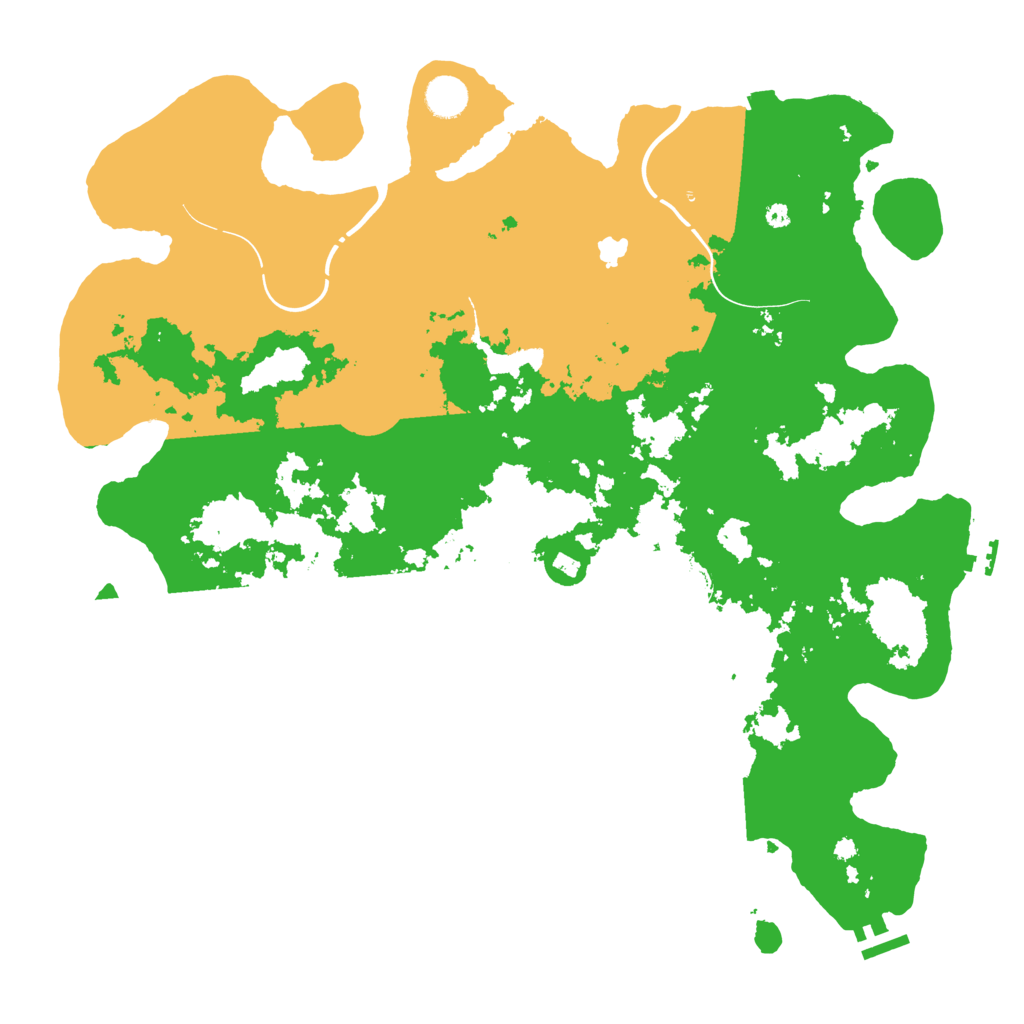 Biome Rust Map: Procedural Map, Size: 4250, Seed: 574362