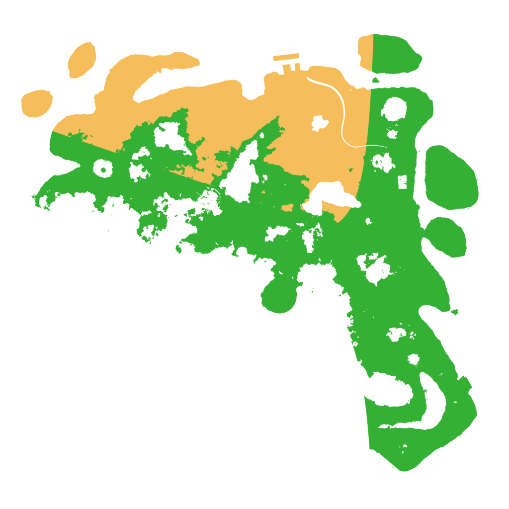 Biome Rust Map: Procedural Map, Size: 4000, Seed: 939709659
