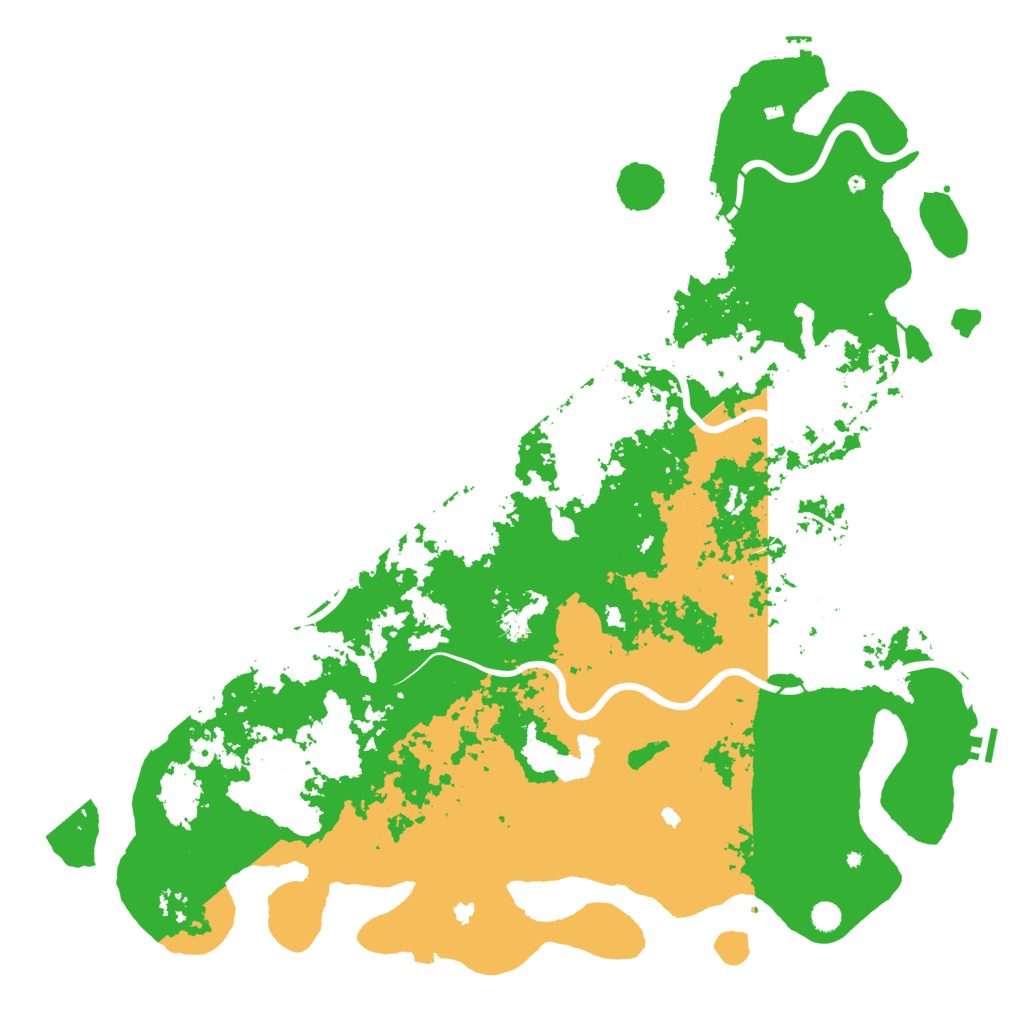 Biome Rust Map: Procedural Map, Size: 6000, Seed: 673889896