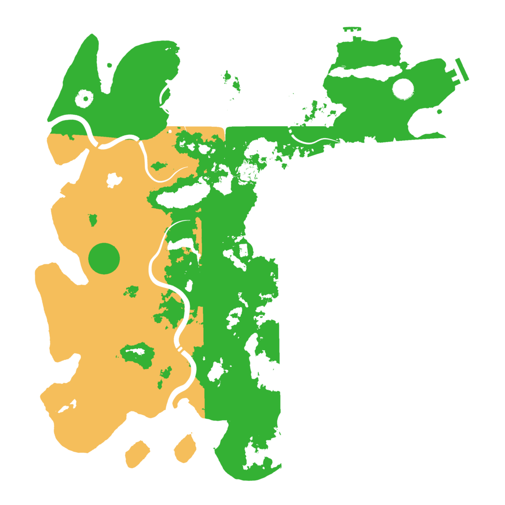 Biome Rust Map: Procedural Map, Size: 4250, Seed: 57624897
