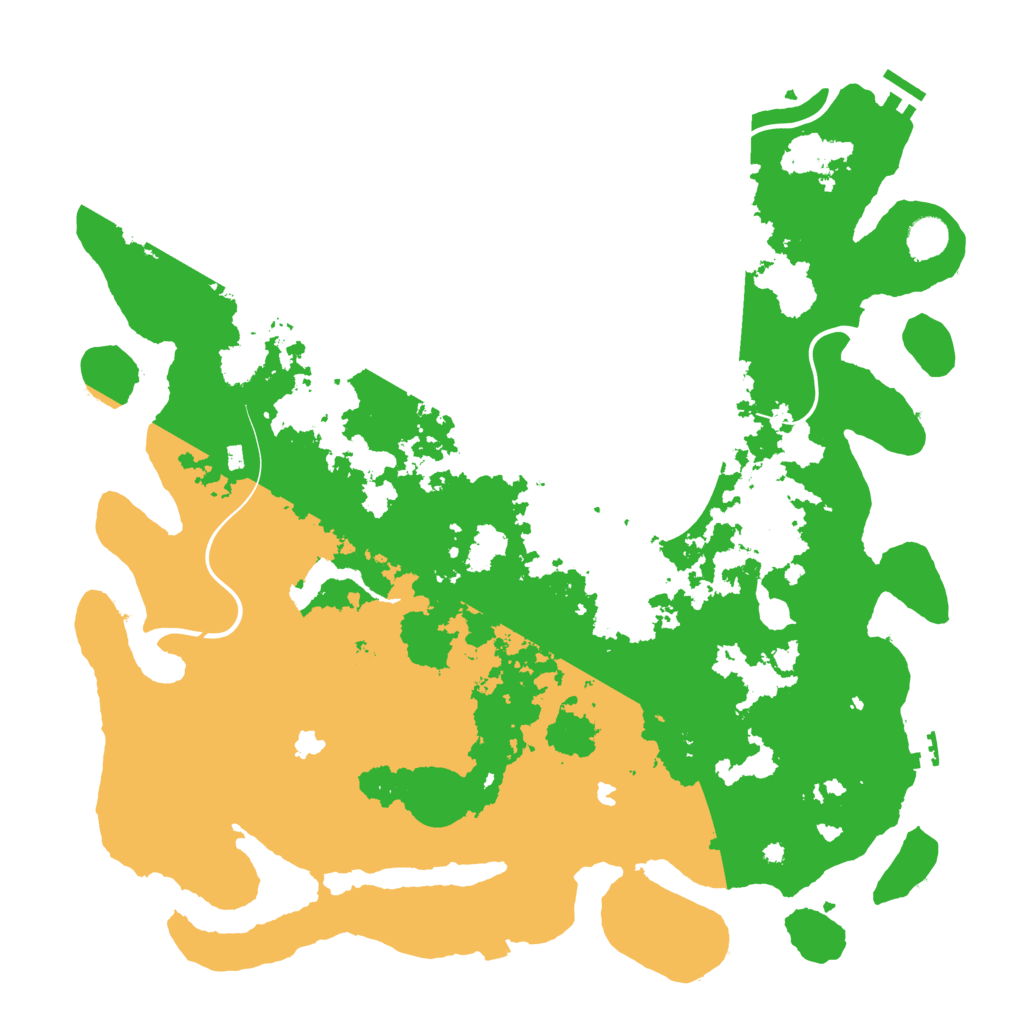 Biome Rust Map: Procedural Map, Size: 4500, Seed: 1762193716