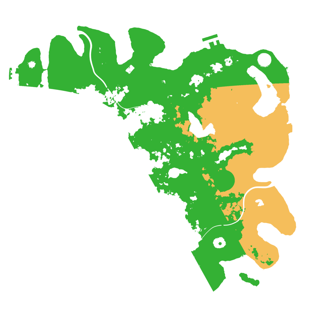 Biome Rust Map: Procedural Map, Size: 4000, Seed: 375651663