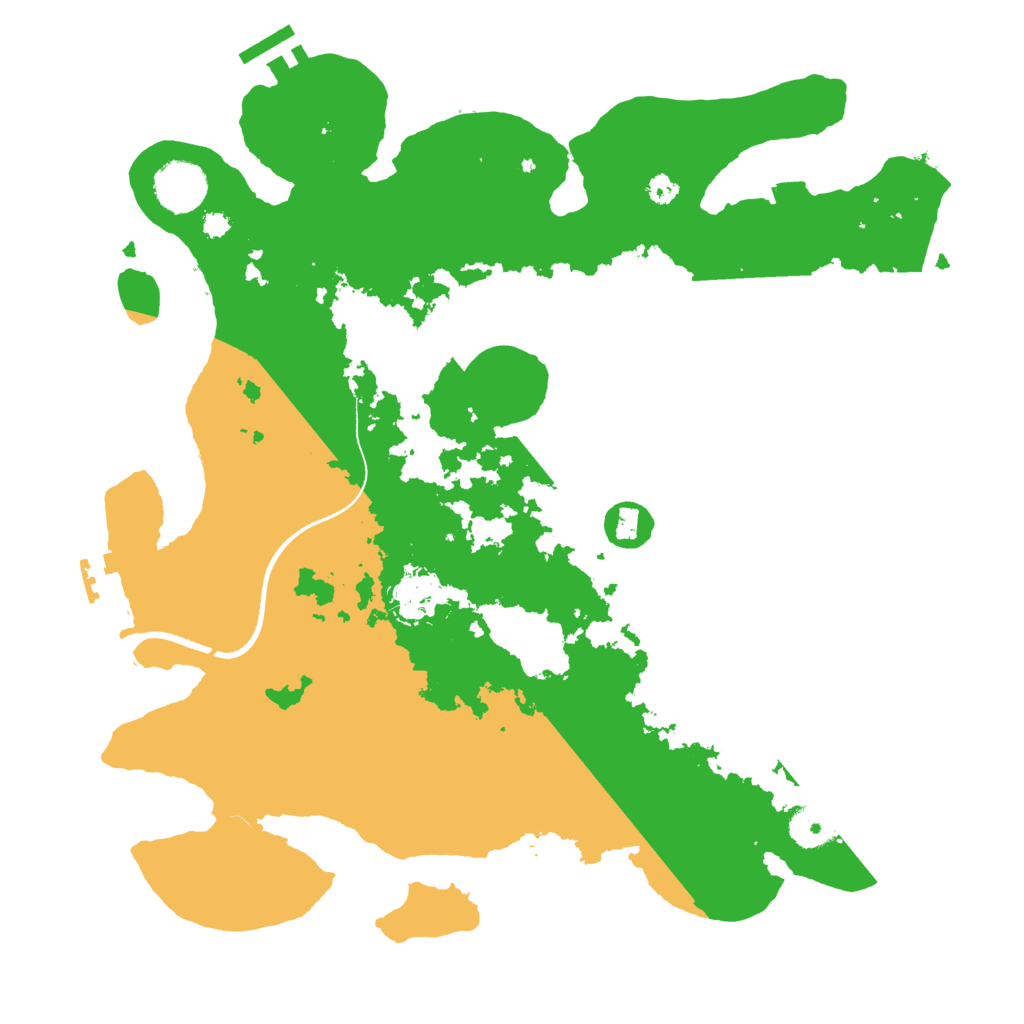 Biome Rust Map: Procedural Map, Size: 3500, Seed: 507970558