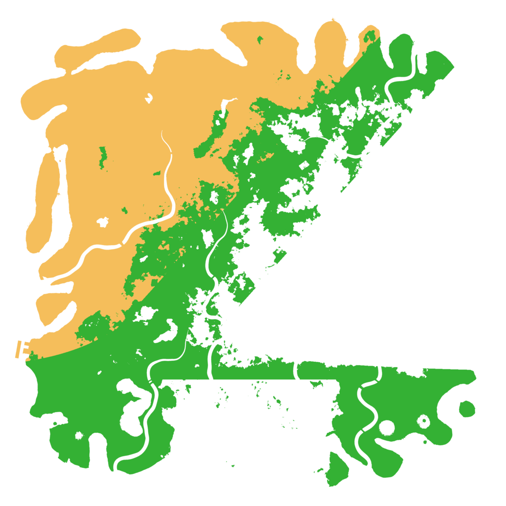 Biome Rust Map: Procedural Map, Size: 5800, Seed: 659905043
