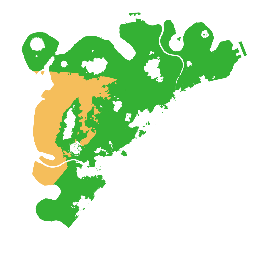 Biome Rust Map: Procedural Map, Size: 3500, Seed: 593419066