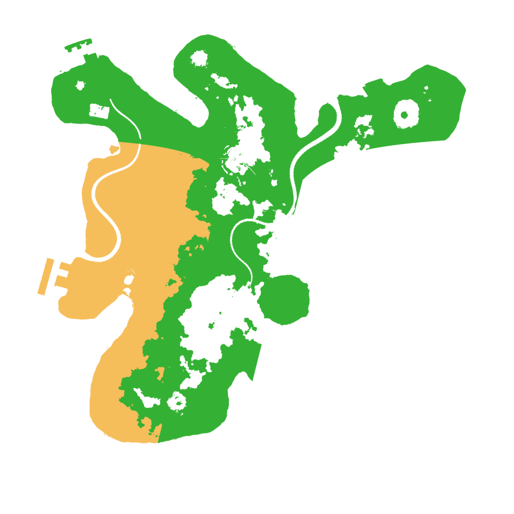 Biome Rust Map: Procedural Map, Size: 2800, Seed: 40530902