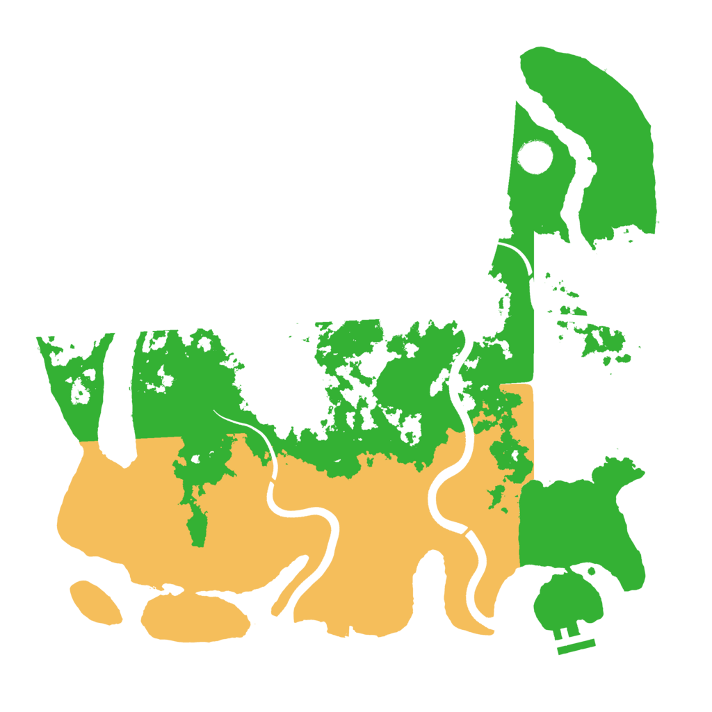 Biome Rust Map: Procedural Map, Size: 3750, Seed: 13712673