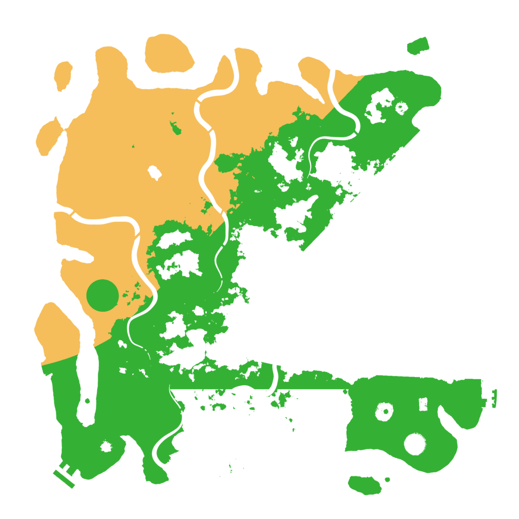 Biome Rust Map: Procedural Map, Size: 4250, Seed: 126853025
