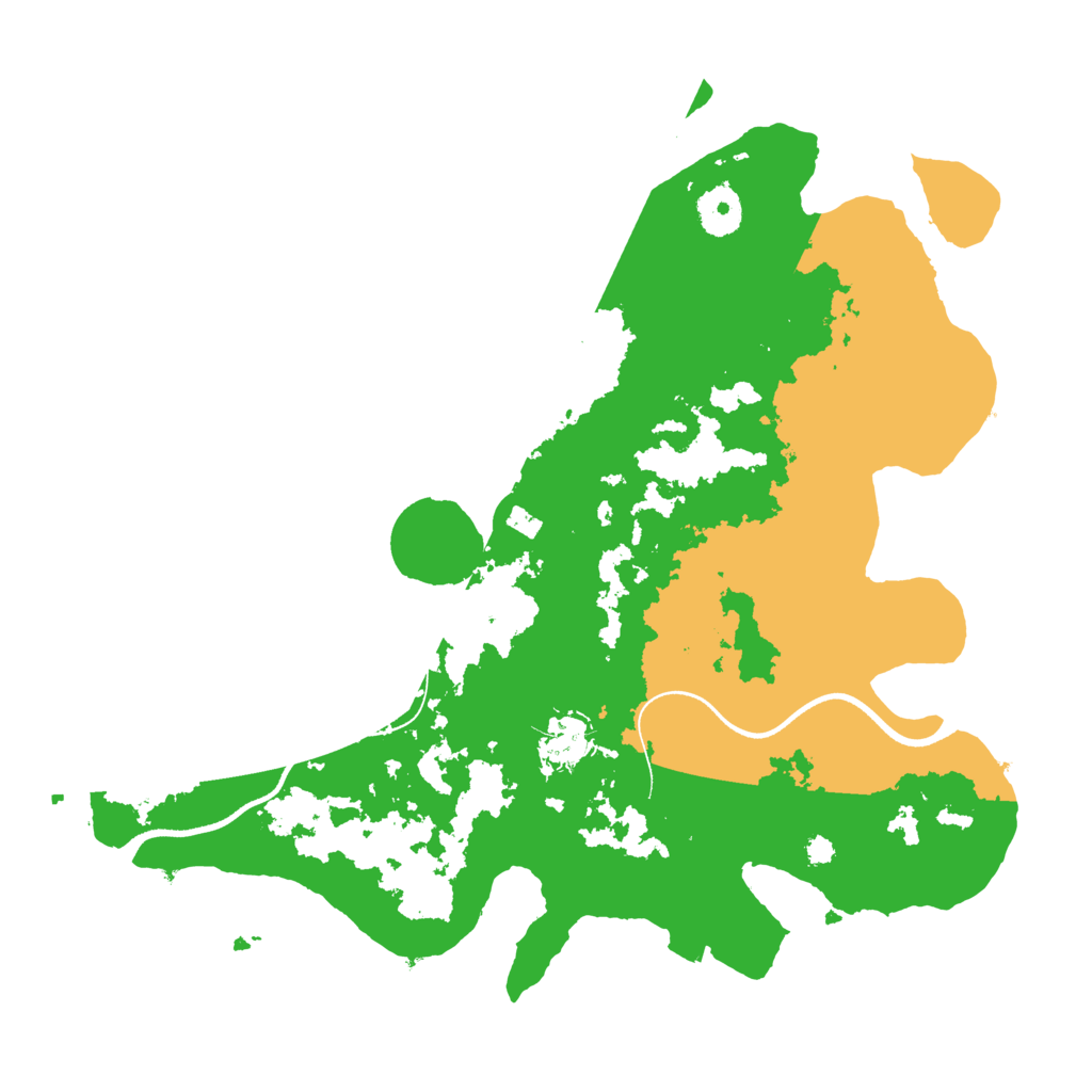 Biome Rust Map: Procedural Map, Size: 3500, Seed: 1581480163