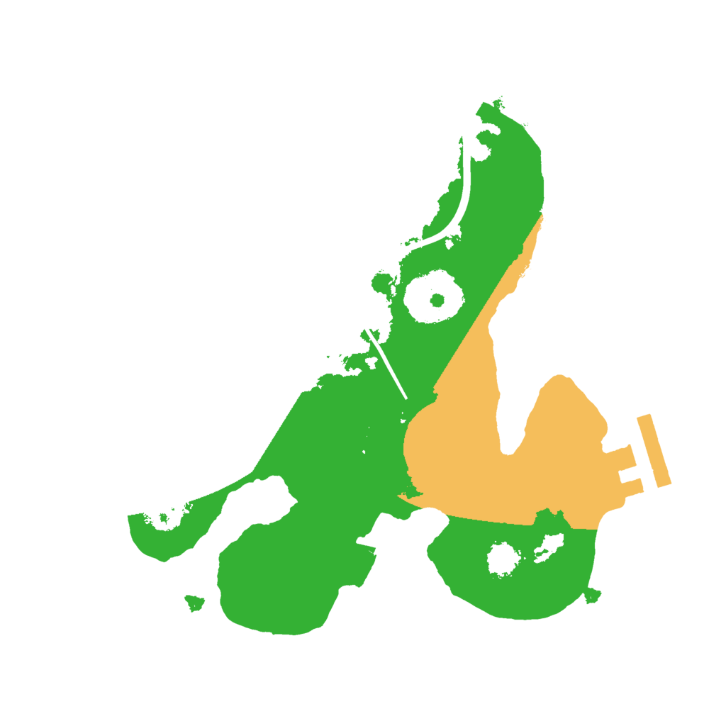 Biome Rust Map: Procedural Map, Size: 2000, Seed: 1846167207