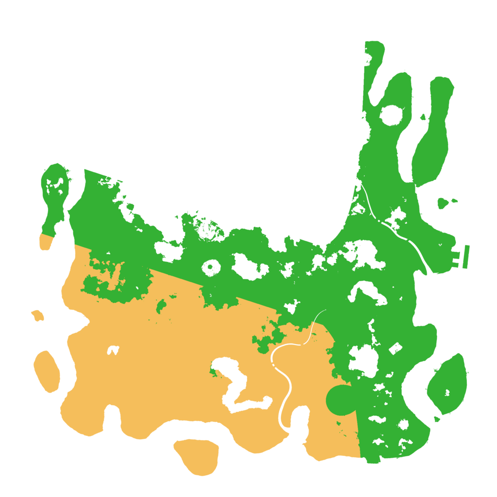 Biome Rust Map: Procedural Map, Size: 4300, Seed: 104120
