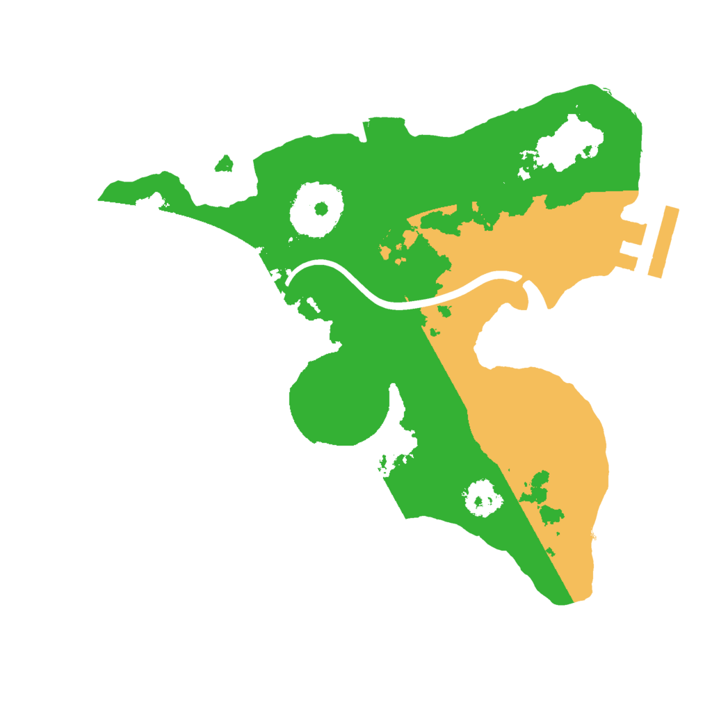 Biome Rust Map: Procedural Map, Size: 2000, Seed: 278316508