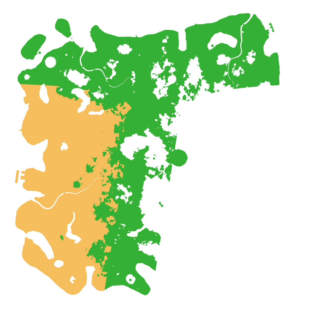 Biome Rust Map: Procedural Map, Size: 5000, Seed: 360523613