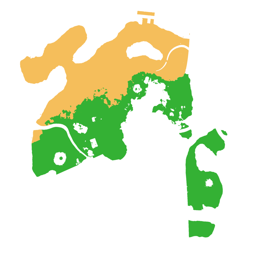 Biome Rust Map: Procedural Map, Size: 3000, Seed: 18695