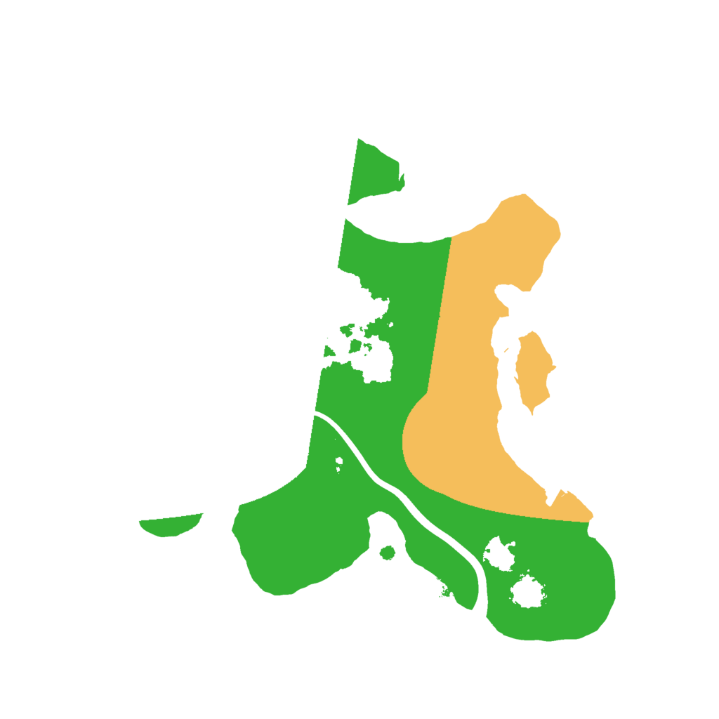 Biome Rust Map: Procedural Map, Size: 2000, Seed: 1633499377