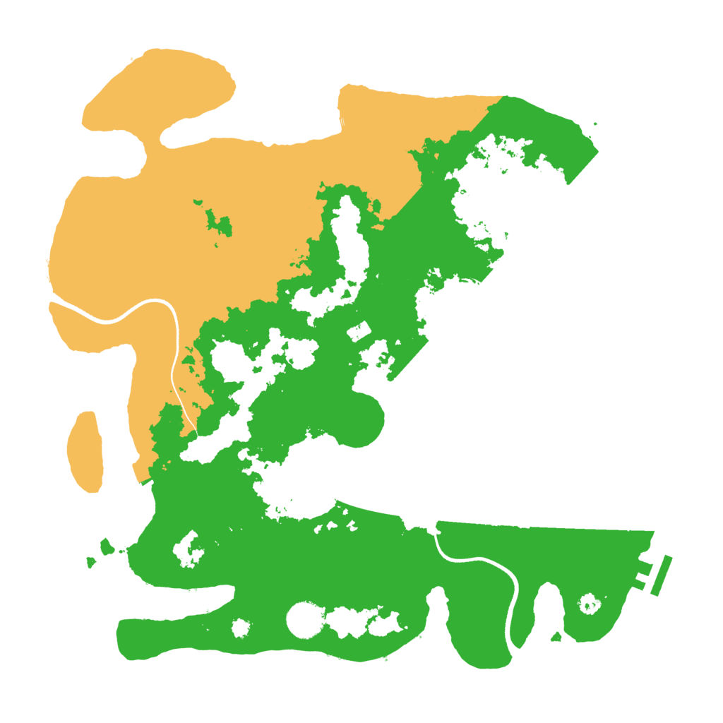 Biome Rust Map: Procedural Map, Size: 3500, Seed: 1665584030