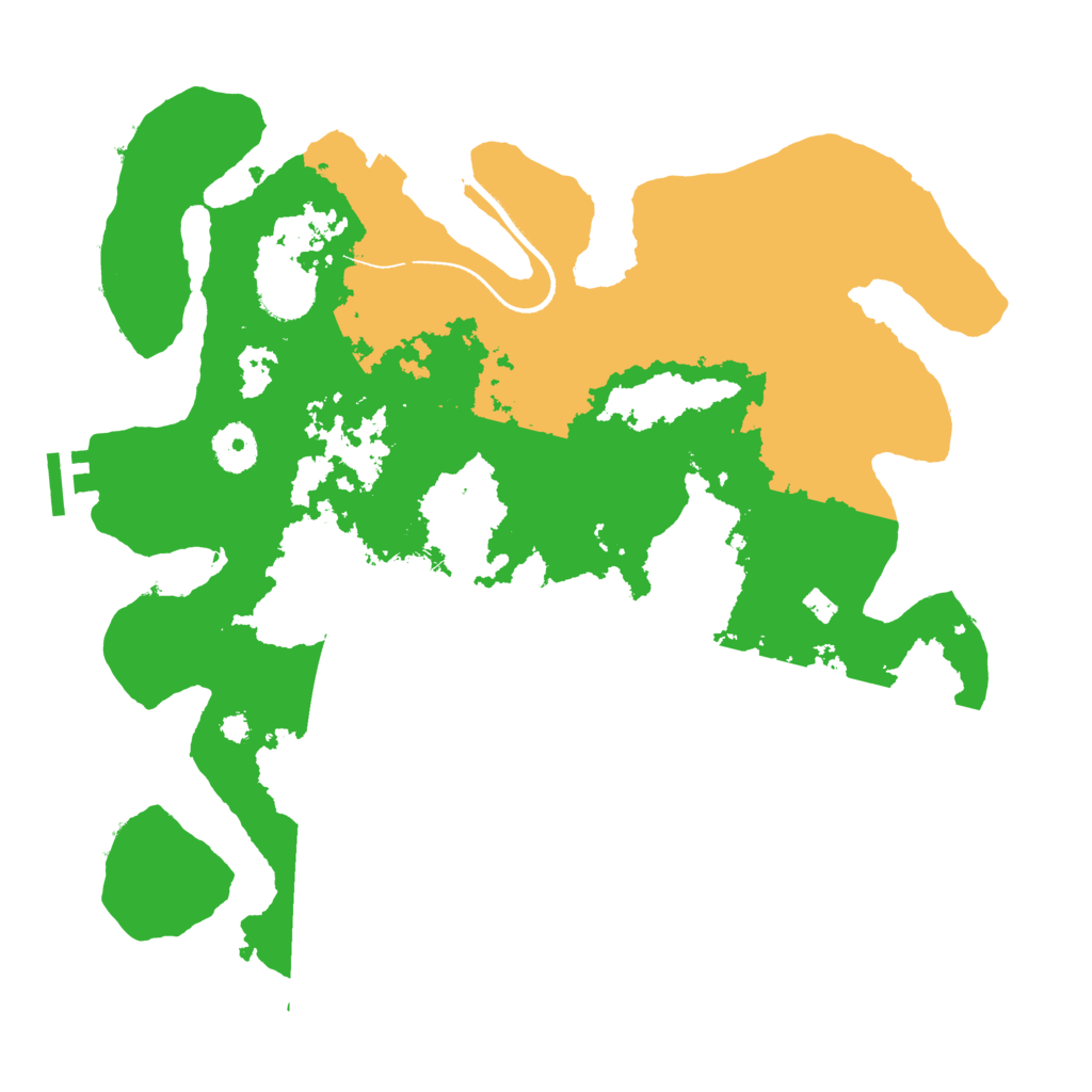 Biome Rust Map: Procedural Map, Size: 3500, Seed: 125648