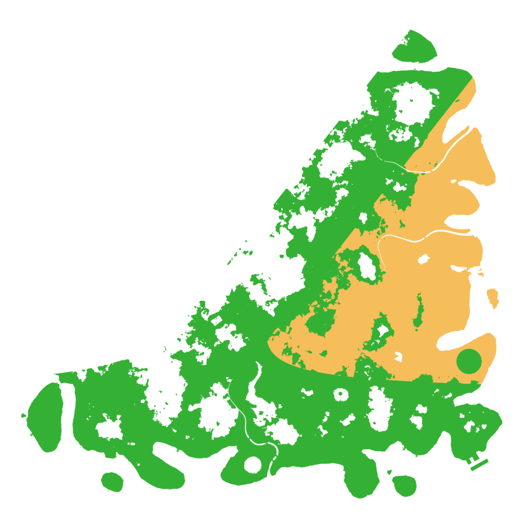 Biome Rust Map: Procedural Map, Size: 5500, Seed: 1367827414