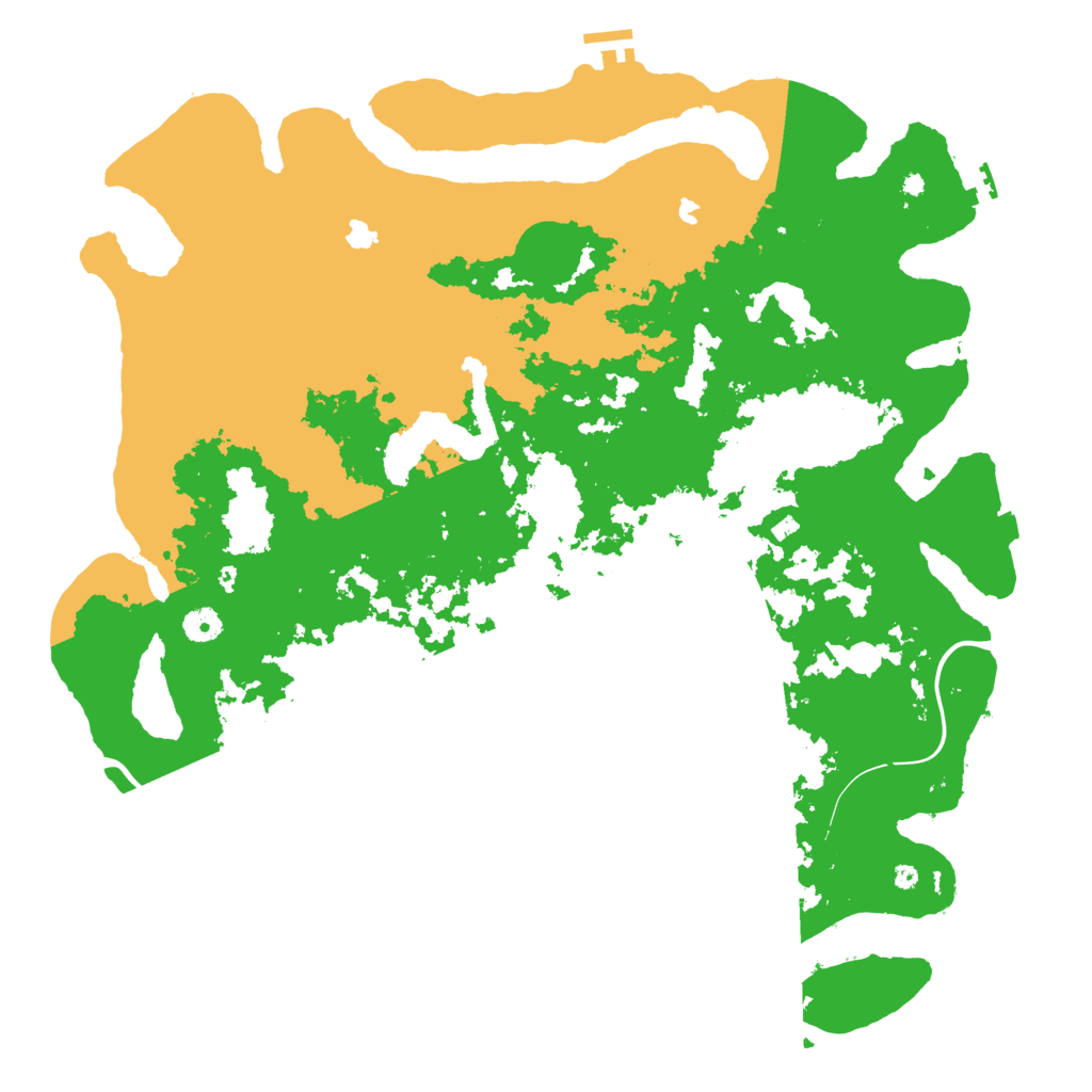 Biome Rust Map: Procedural Map, Size: 4500, Seed: 587762552