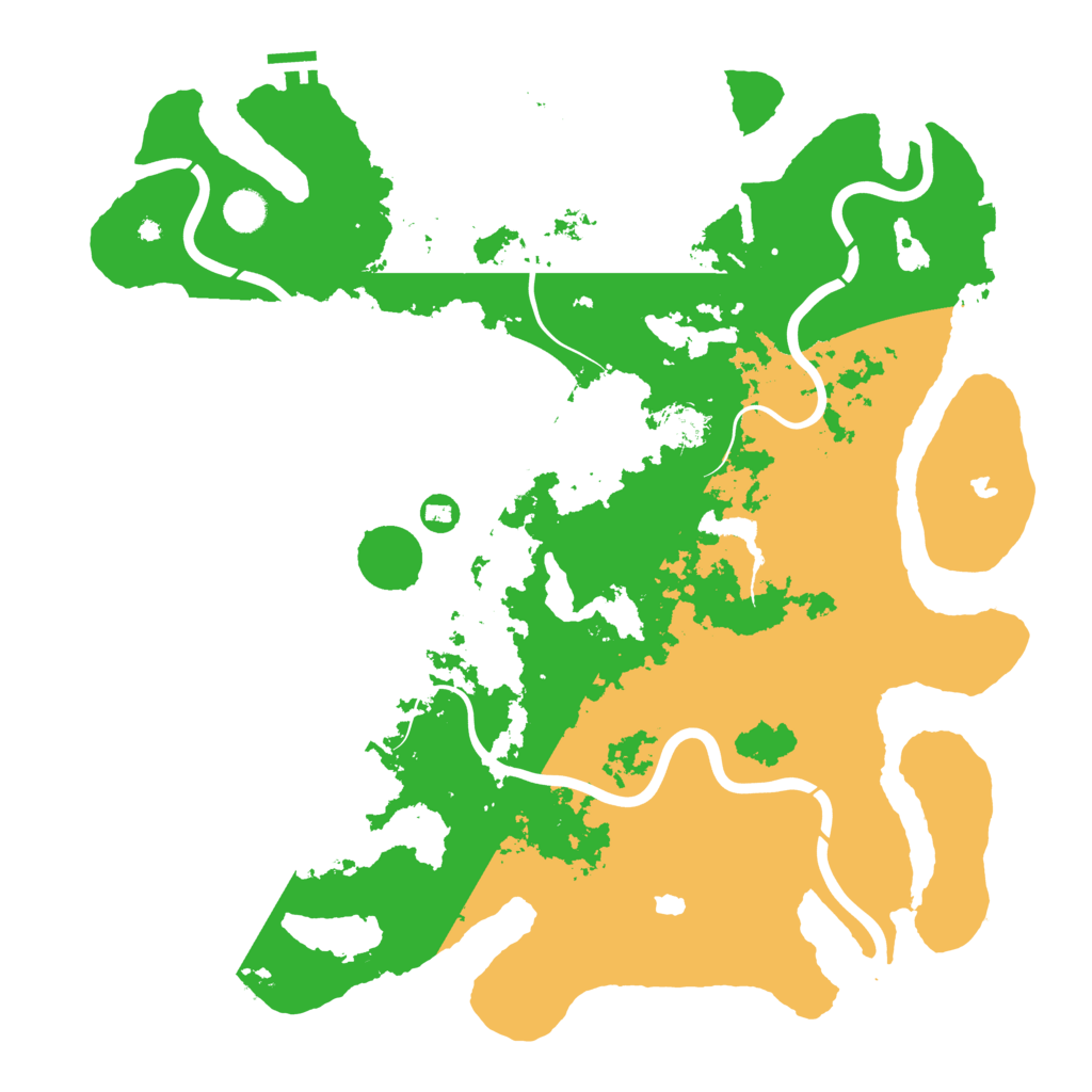Biome Rust Map: Procedural Map, Size: 4500, Seed: 1435578976