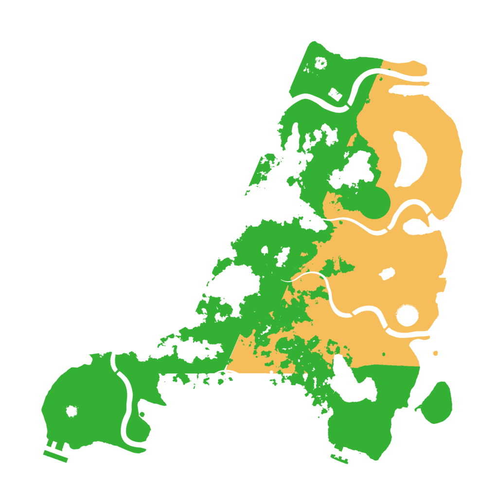 Biome Rust Map: Procedural Map, Size: 4050, Seed: 1891067260