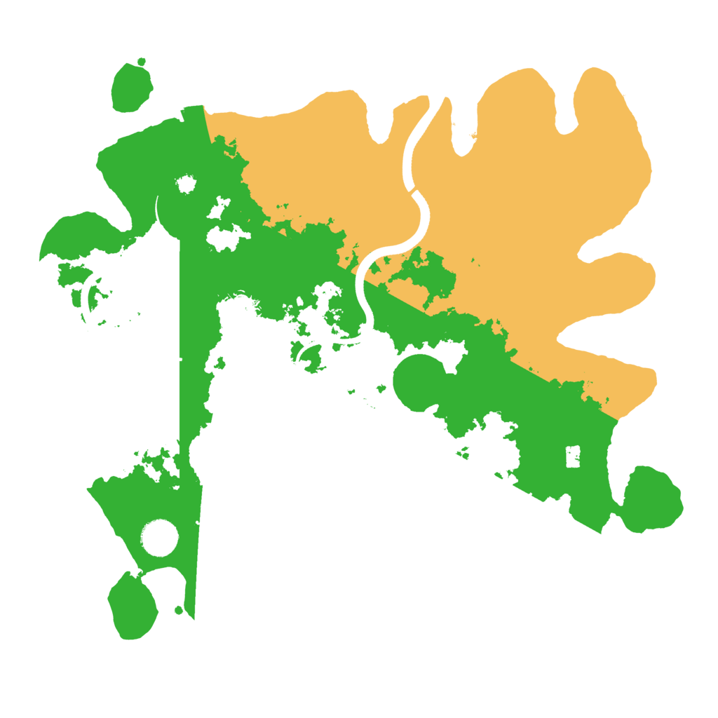 Biome Rust Map: Procedural Map, Size: 3500, Seed: 1015773806