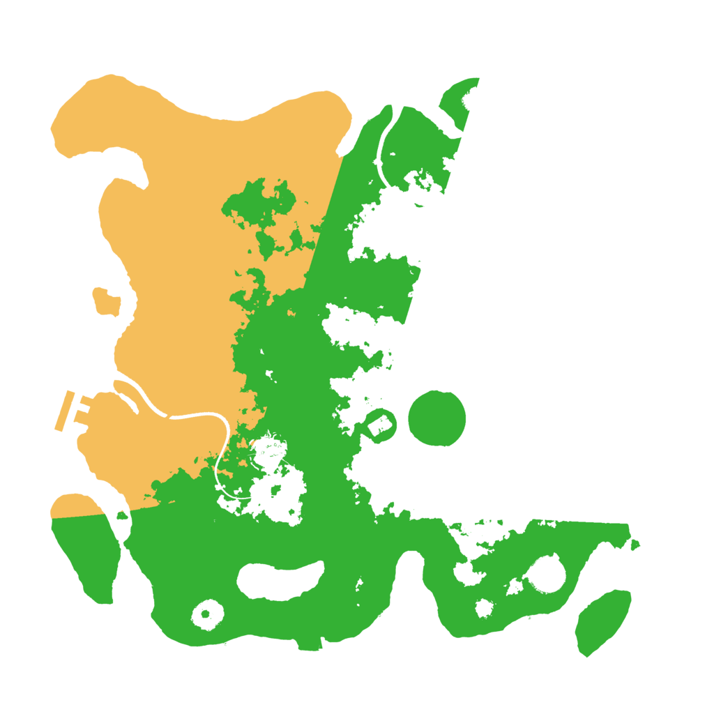 Biome Rust Map: Procedural Map, Size: 3500, Seed: 4092871