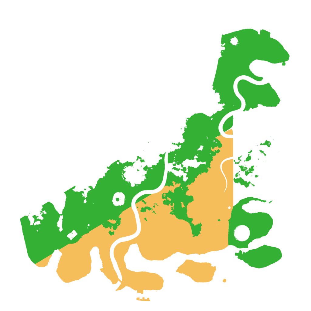 Biome Rust Map: Procedural Map, Size: 3500, Seed: 1934427849
