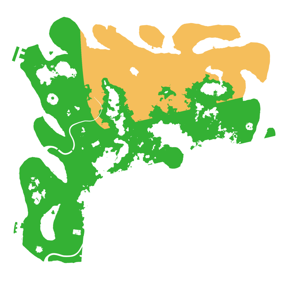 Biome Rust Map: Procedural Map, Size: 4000, Seed: 8517