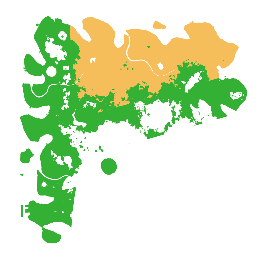 Biome Rust Map: Procedural Map, Size: 4500, Seed: 1225566686