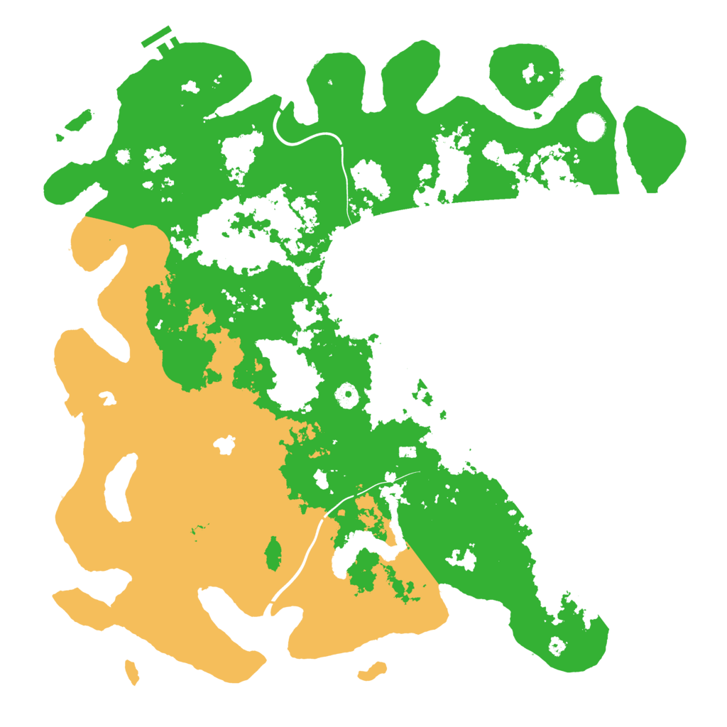 Biome Rust Map: Procedural Map, Size: 4500, Seed: 850377293